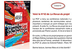 Newsletter revue du projet